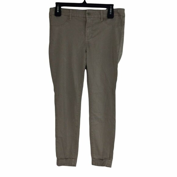 J Brand Anja Conc Dust Crop Cuffed Hem Mid Rise Stretch Pants Jeans Womens Sz 28 - Picture 1 of 6